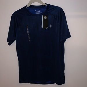 Navy Under Armour athletic tee